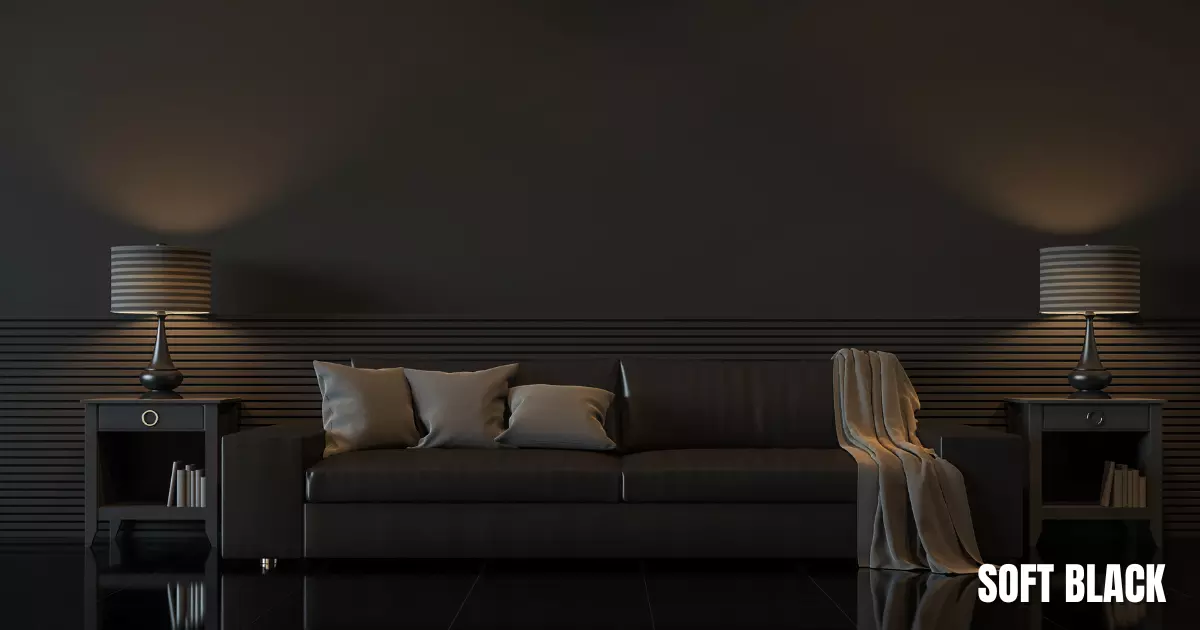 Soft Black Interior Paint Color
