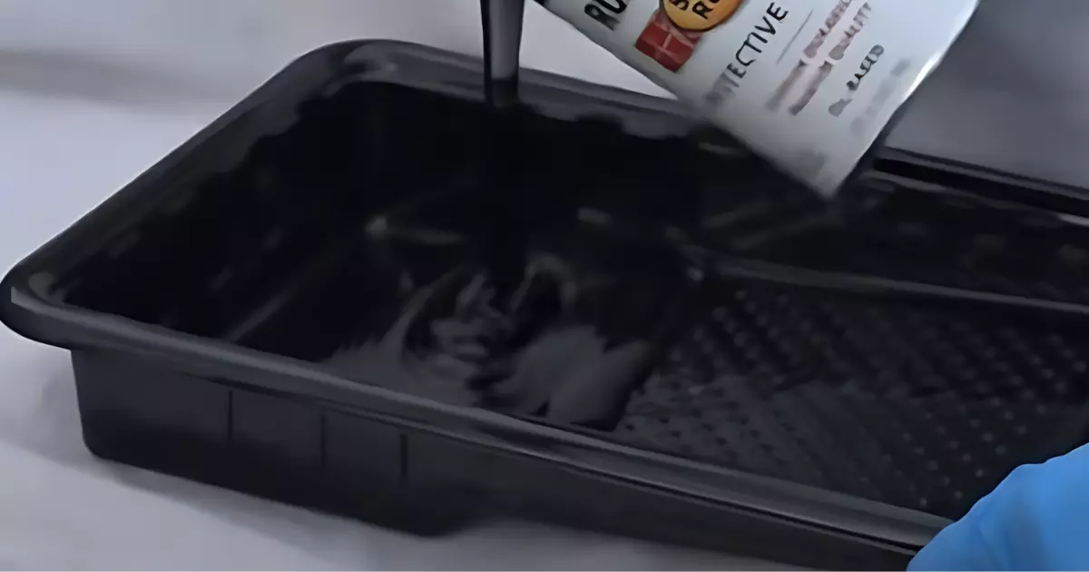 black paint